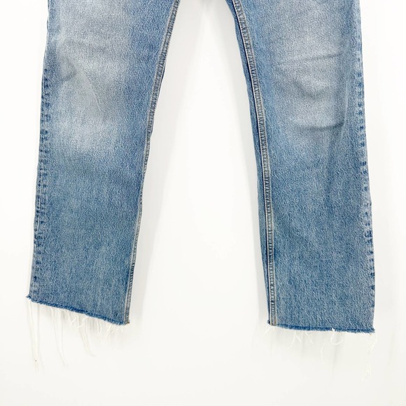 Anine Bing Light Blue Straight Leg Jeans - Picture 7 of 10